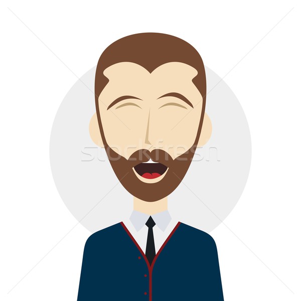 funny laughing guy Stock photo © vector1st