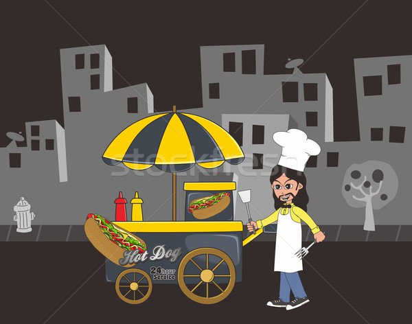 food and drink cartoon theme Stock photo © vector1st