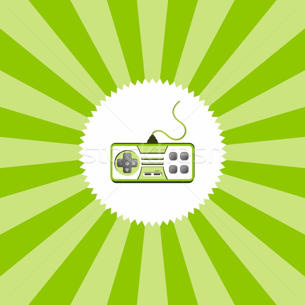 Jogo vídeo consolá vetor arte gráfico ilustração Foto stock © vector1st