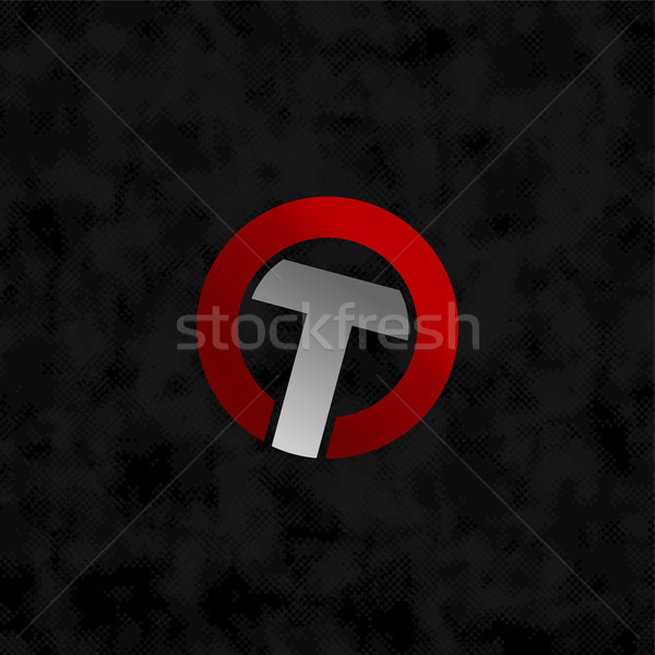 overlap alphabet letter art sign symbol Stock photo © vector1st