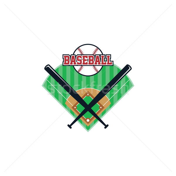 Baseball ligue sport vecteur art illustration [[stock_photo]] © vector1st