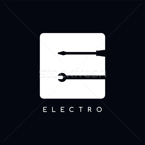 mechanic logotype theme letter E Stock photo © vector1st