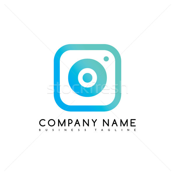 camera photography brand company template logo logotype Stock photo © vector1st