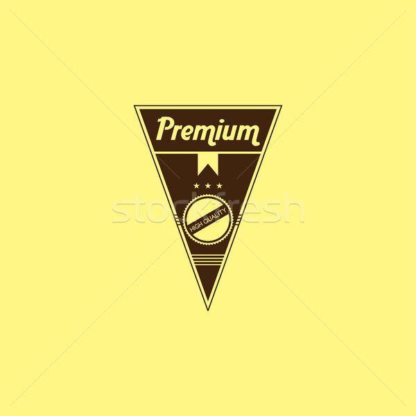 Stock photo: Premium Quality and Guarantee Product Label and Badge Emblem Sticker Stamp