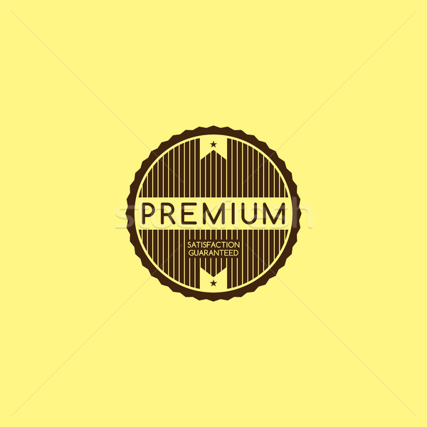 Premiu calitate garantie produs etichetă insignă Imagine de stoc © vector1st