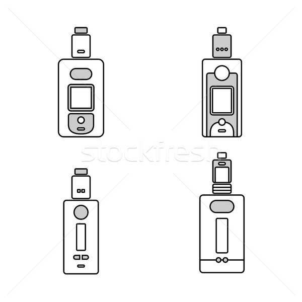 vaporizer electric cigarette vapor mod - vape life Stock photo © vector1st