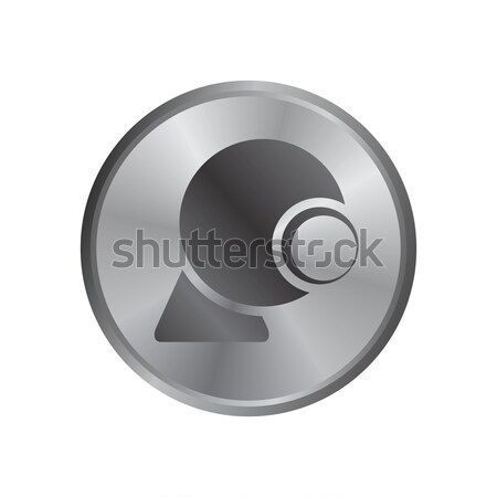 Gomb illusztráció szerkeszthető vektor grafikus művészet Stock fotó © vector1st