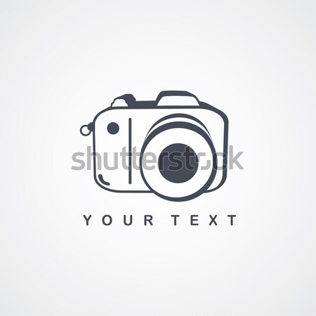 Camera vector grafische kunst ontwerp illustratie Stockfoto © vector1st