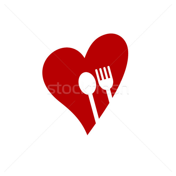 Restauracji aplikacja logo szablon wektora sztuki Zdjęcia stock © vector1st
