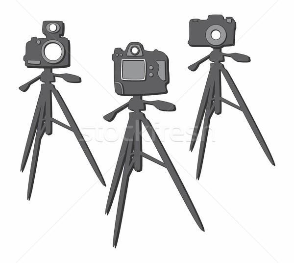 Stock photo: camera theme