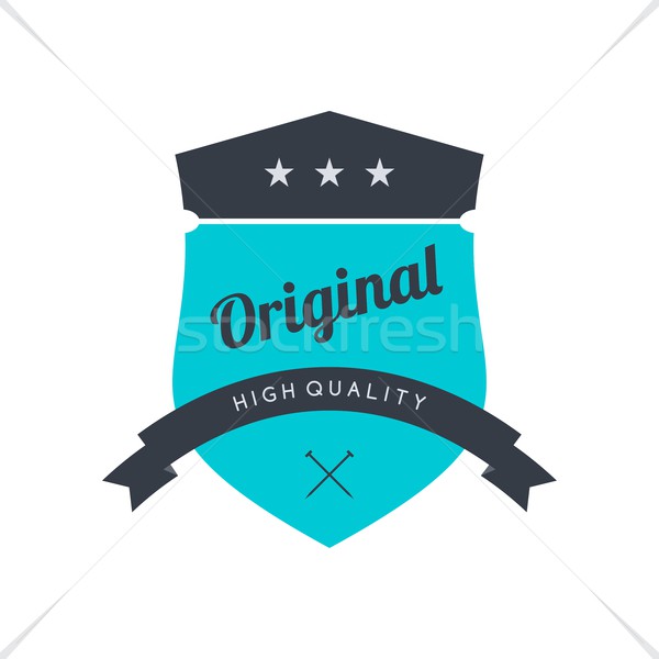 label sticker Stock photo © vector1st