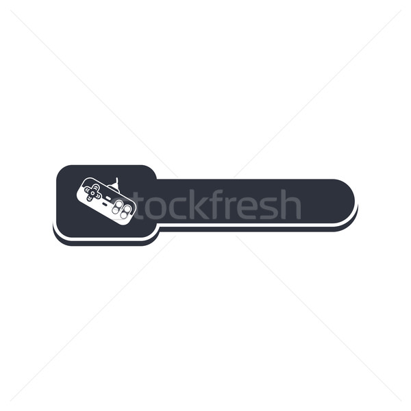Joystick videogioco consolare banner modello abstract Foto d'archivio © vector1st