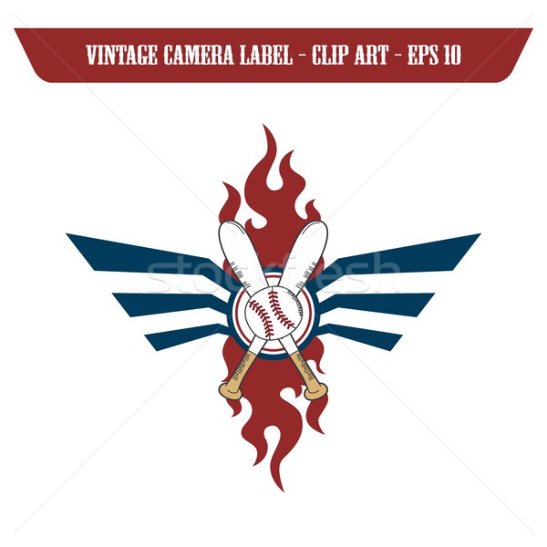 baseball theme Stock photo © vector1st