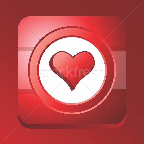 poker icon button theme Stock photo © vector1st