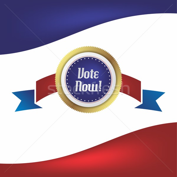 vote and election label theme Stock photo © vector1st