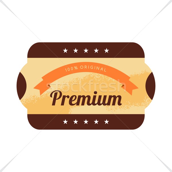 label sticker Stock photo © vector1st