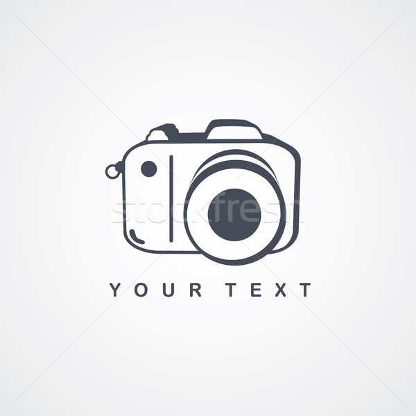 photography logo camera theme logotype vector illustration © vector1st