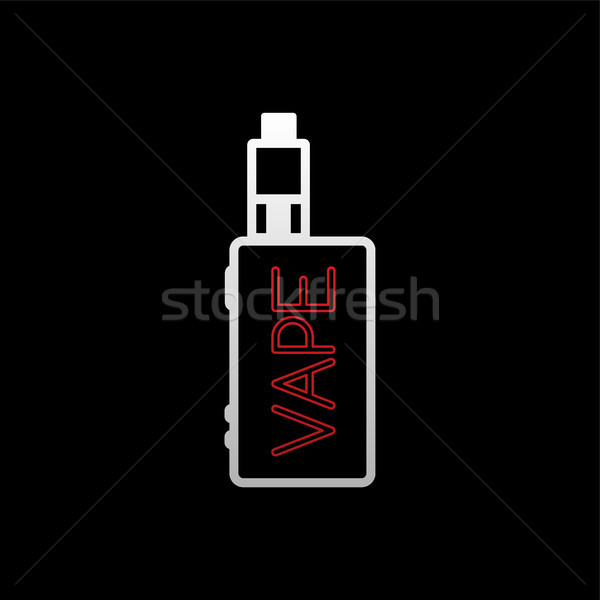 vaporizer electric cigarette vapor mod - vape life Stock photo © vector1st