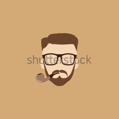 hipster guy Stock photo © vector1st