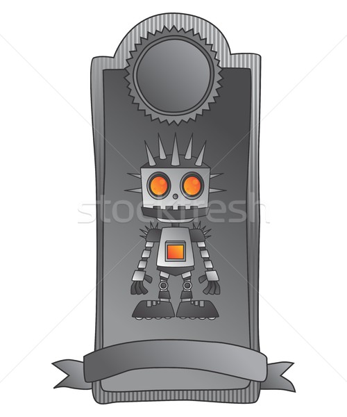 Robot wektora graficzne sztuki projektu ilustracja Zdjęcia stock © vector1st