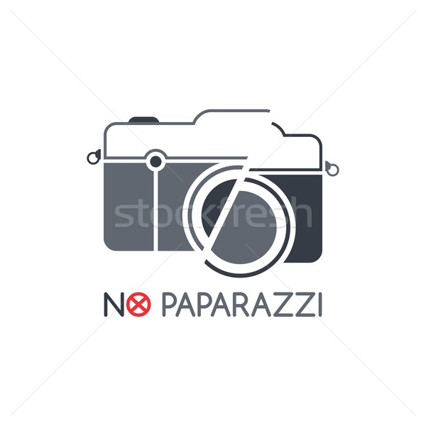 Fotocamera arte vettore grafica design illustrazione Foto d'archivio © vector1st