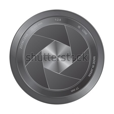 Mediów interfejs kamery wektora graficzne sztuki Zdjęcia stock © vector1st
