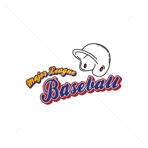 Baseball liga sportu wektora sztuki ilustracja Zdjęcia stock © vector1st