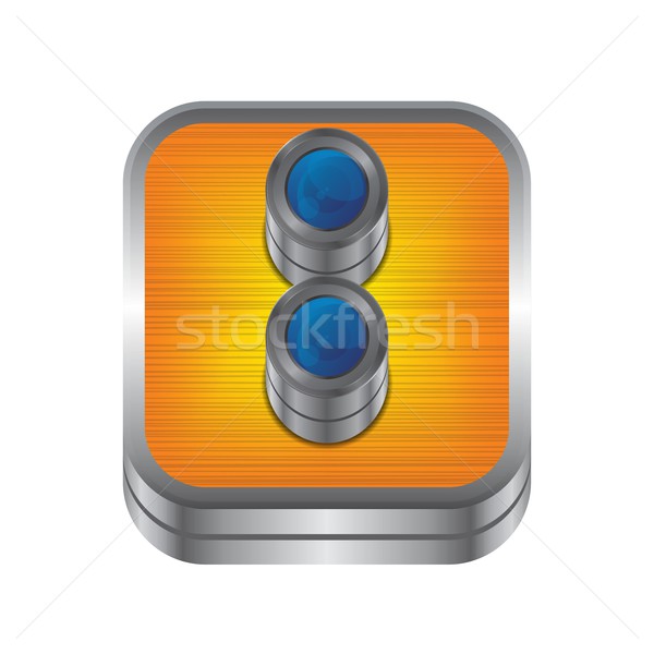 Mediów interfejs kamery wektora graficzne sztuki Zdjęcia stock © vector1st