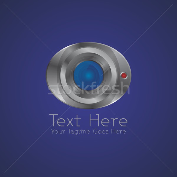 Medien Schnittstelle Kamera Vektor Grafik Kunst Stock foto © vector1st