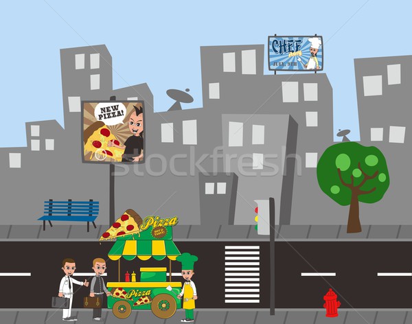 Stockfoto: Voedsel · drinken · cartoon · vector · grafische · kunst