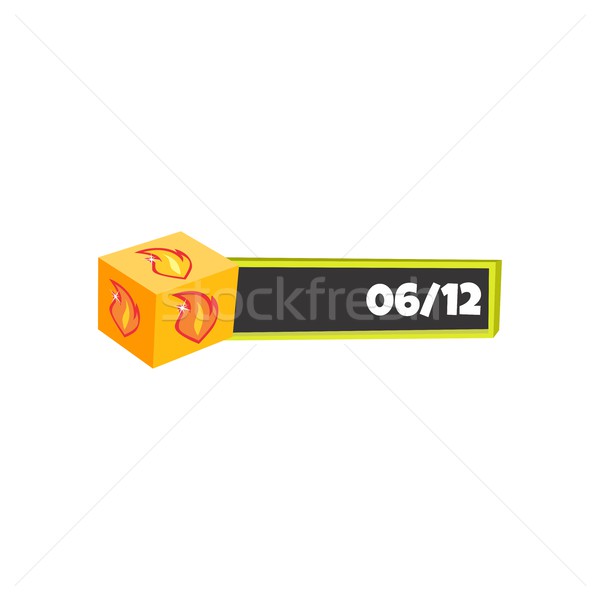 Játék tőke alkotóelem vektor művészet grafikai tervezés Stock fotó © vector1st