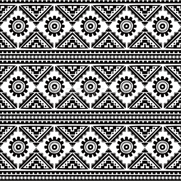 Inlander etnische vector kunst illustratie Stockfoto © vector1st