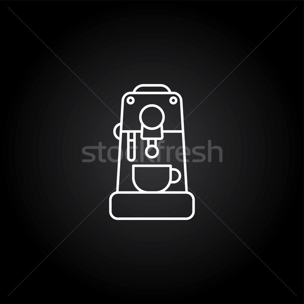 Icoană vector artă ilustrare cafea Imagine de stoc © vector1st