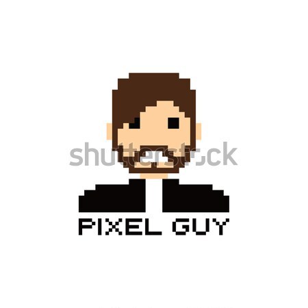 pixel people woman avatar theme Stock photo © vector1st