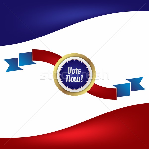 vote and election label theme Stock photo © vector1st