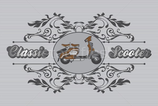 motorcycle art theme Stock photo © vector1st