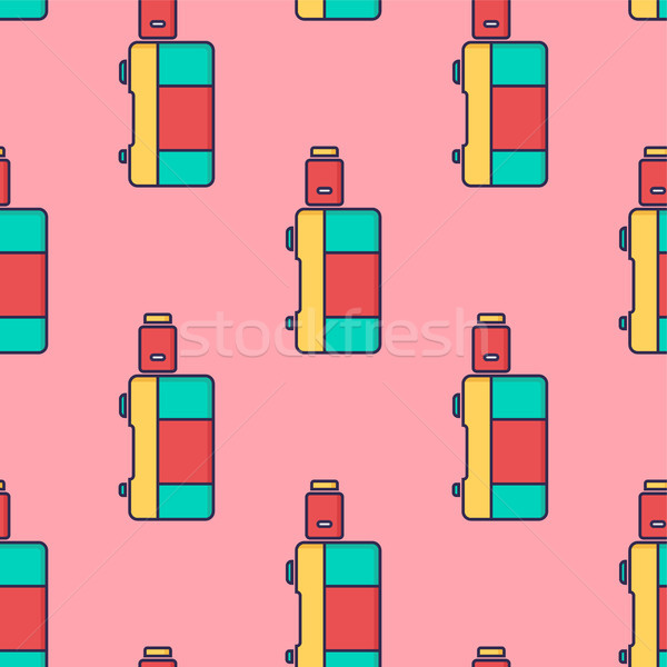 Elektronik sigara vektör sanat gülümseme Stok fotoğraf © vector1st