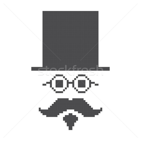 Pixel personnage vecteur graphique art design [[stock_photo]] © vector1st