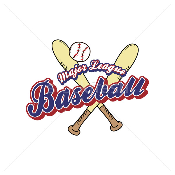 Béisbol liga deporte vector arte ilustración Foto stock © vector1st