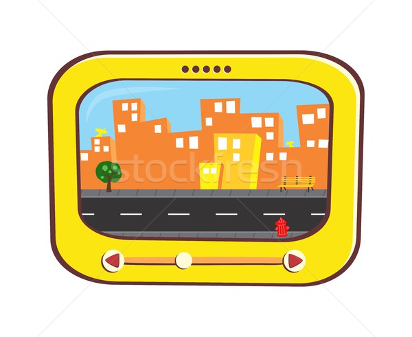 cartoon map Stock photo © vector1st