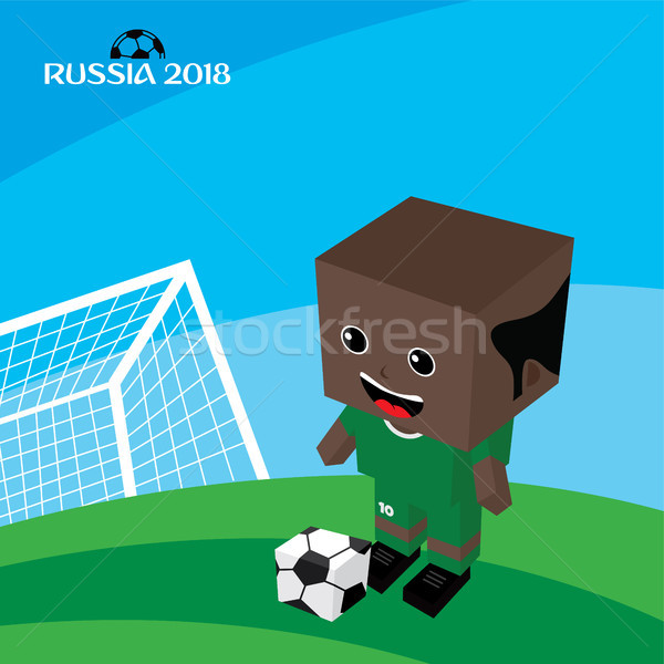 Grupo equipe Rússia torneio de futebol vetor arte Foto stock © vector1st