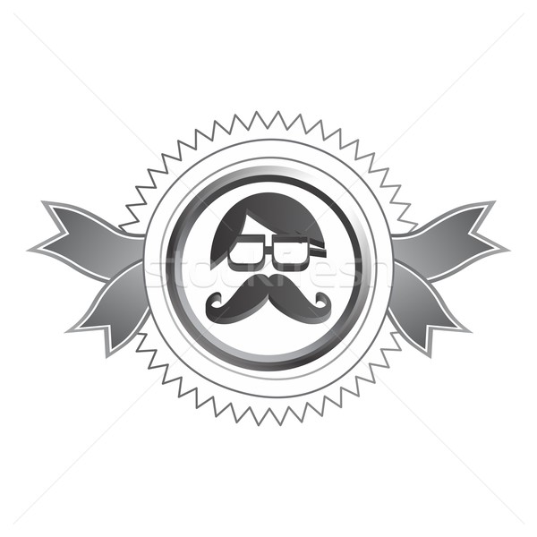 whiskers mustache guy avatar Stock photo © vector1st