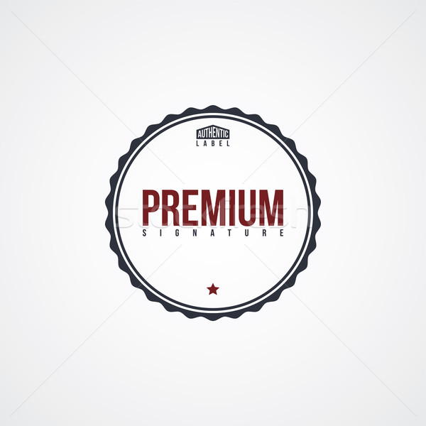 premium label theme Stock photo © vector1st
