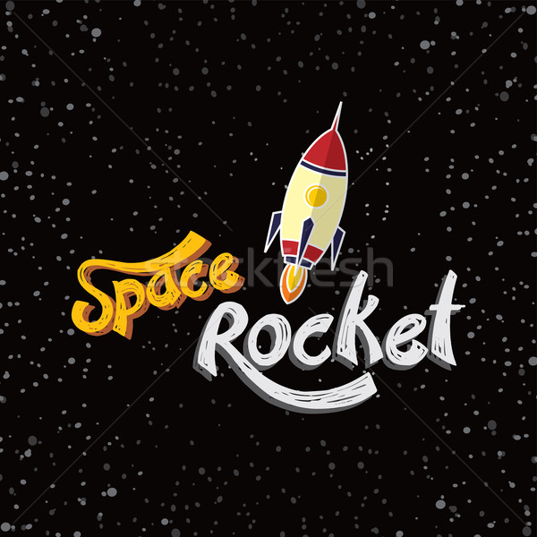 rocket ship launch Stock photo © vector1st