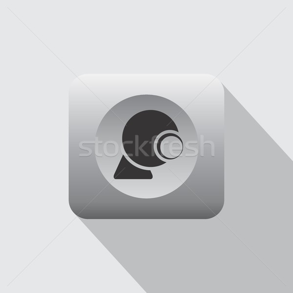 Internet webcam icona vettore arte illustrazione Foto d'archivio © vector1st