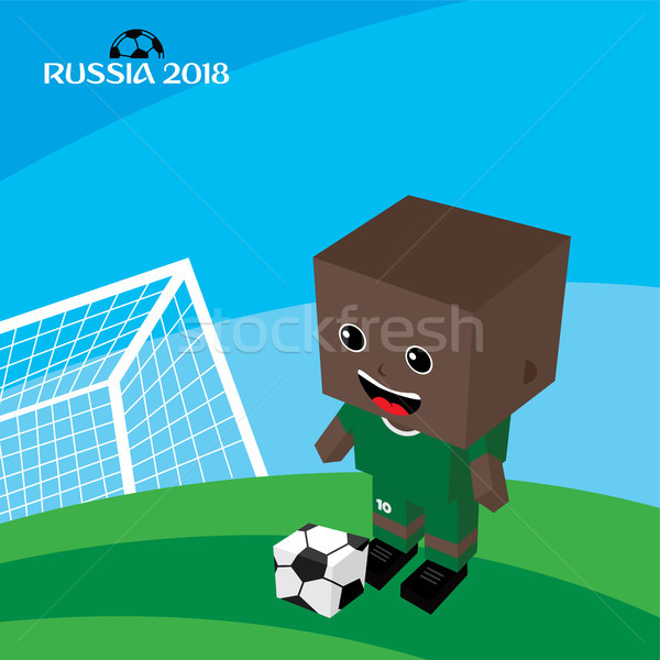 Gruppo squadra Russia torneo di calcio vettore arte Foto d'archivio © vector1st