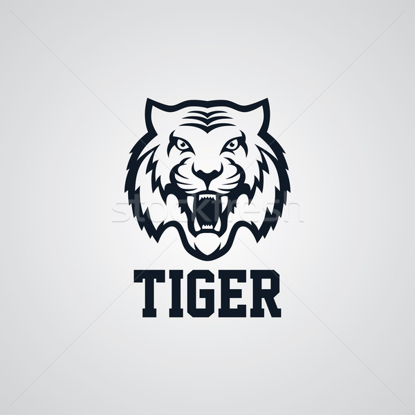 wild tiger logotype theme Stock photo © vector1st