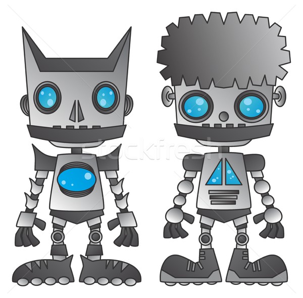 Robot vektör grafik sanat dizayn örnek Stok fotoğraf © vector1st