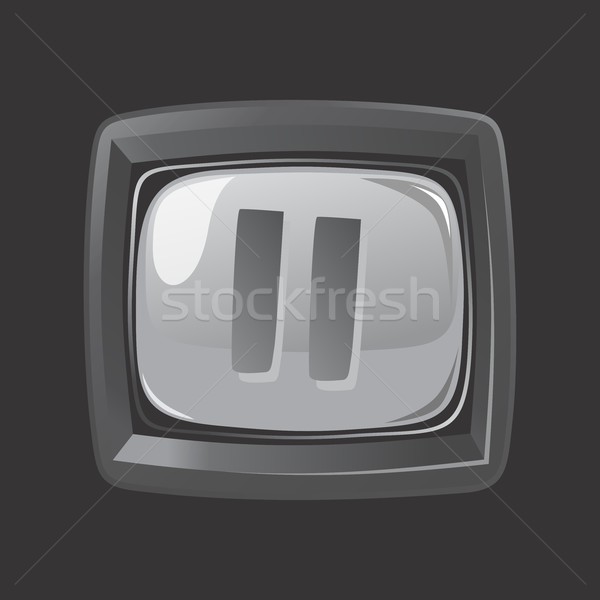 Tecnología botón icono vector gráfico arte Foto stock © vector1st