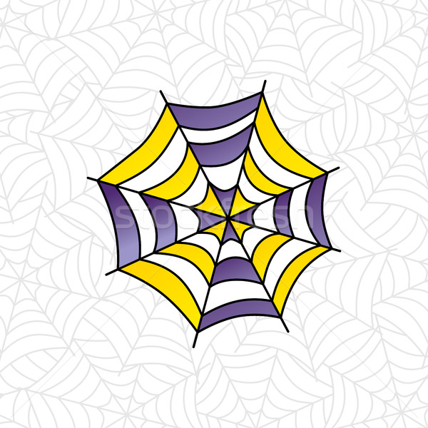 colorful spider web art Stock photo © vector1st